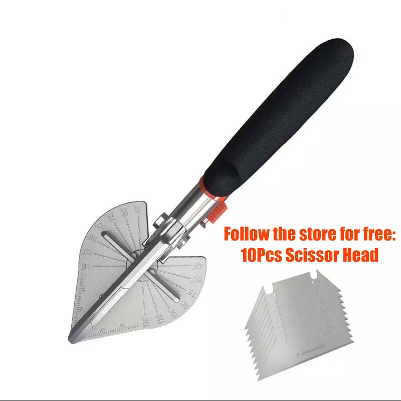 Multi-function angle scissors Crop tool PVC pipe cutter electrician scissors Adjustable angle 35: Set-B