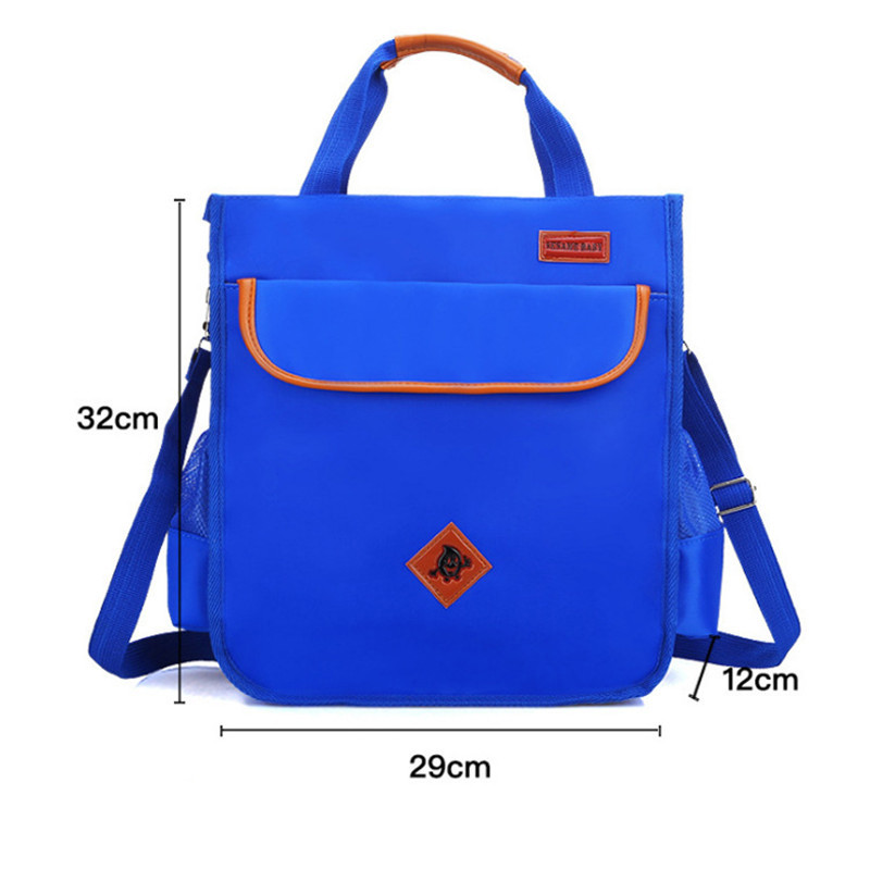 NEUE Wasserdichte Ablaufen Tasche Grundschüler Grade 3-5 Schul Tutorials Taschen kinder Reflektierende Sicher Messenger tasche: blue