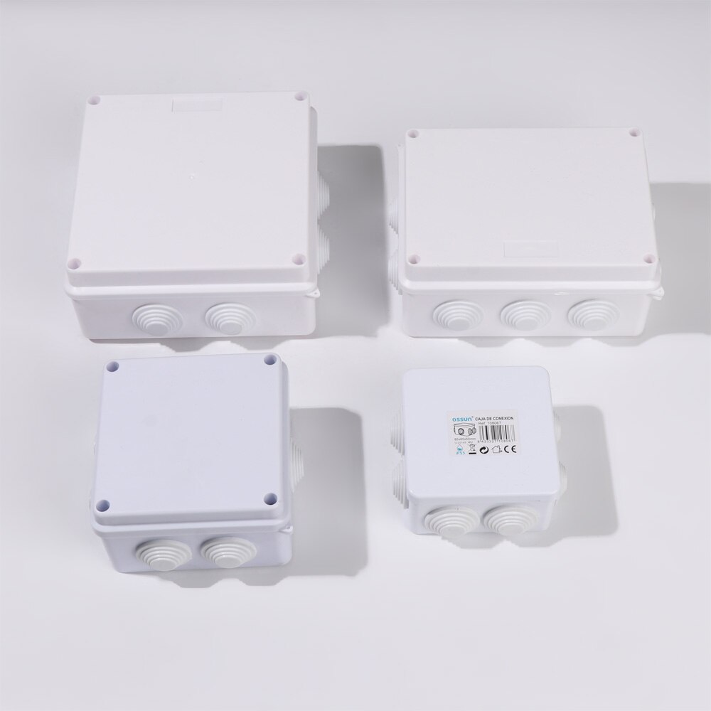 Waterproof Power Box ABS Plastic IP65 Electric Control Box DIY Outdoor Indoor Wire Shell Connection Cable Branch Junction Box
