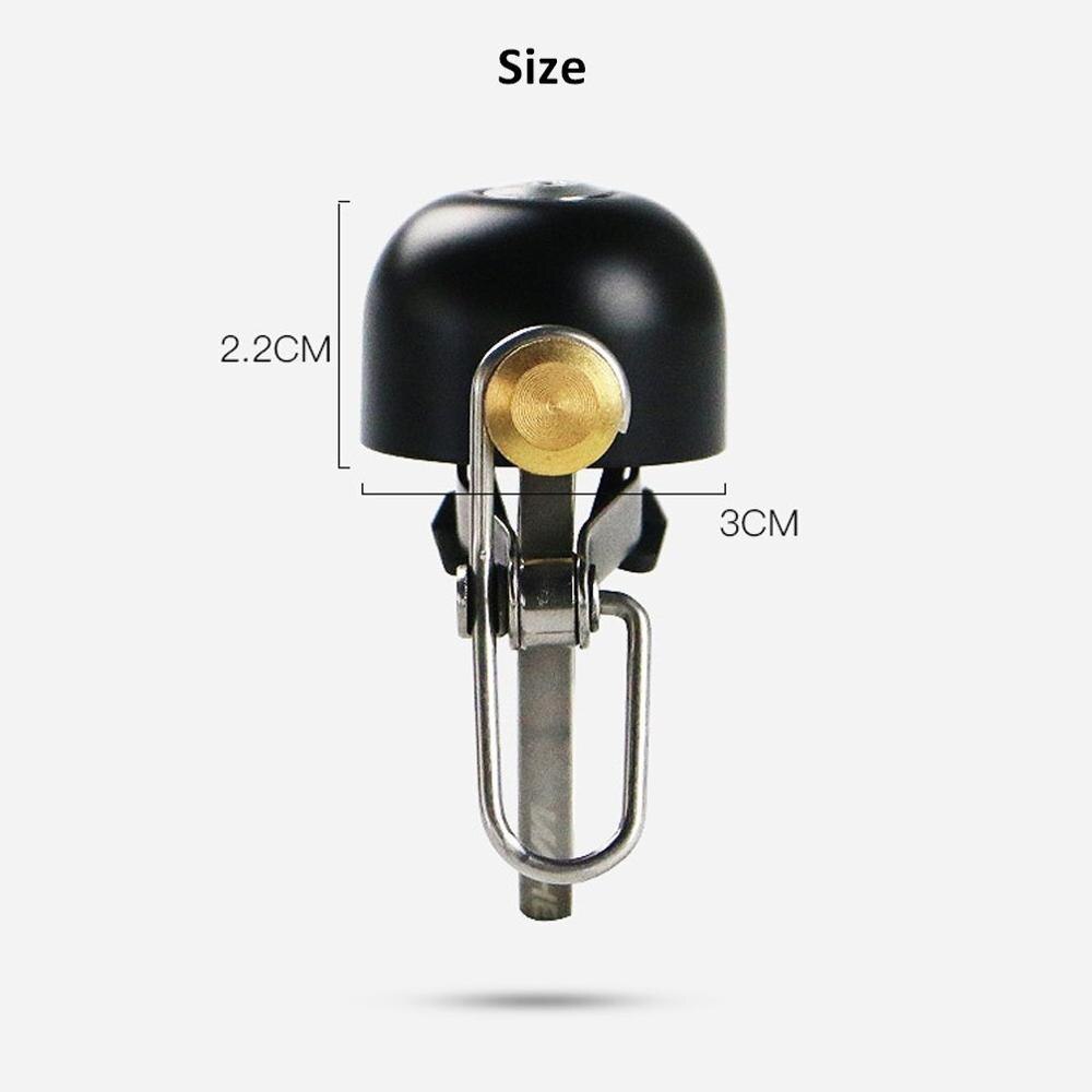 Timbre clásico Retro Para Bicicleta de Montaña, claxon de anillo de cobre con sonido fuerte y claro para manillar de bicicleta plegable, alarma de advertencia de seguridad RR7047