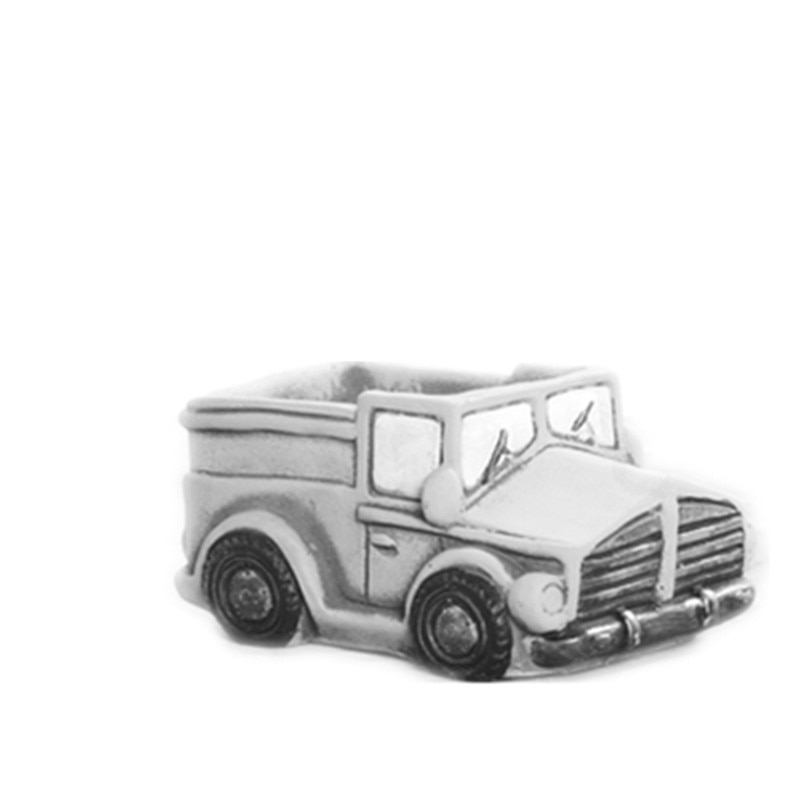Creatieve Laden Truck Vorm Bloempot Silicone Mold DIY Beton Pot Mallen