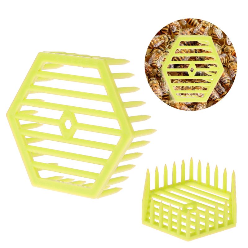 Bee Koningin Kooi Bijenteelt Bijenteelt Tool Plastic Apparatuur Zeshoekige Levert