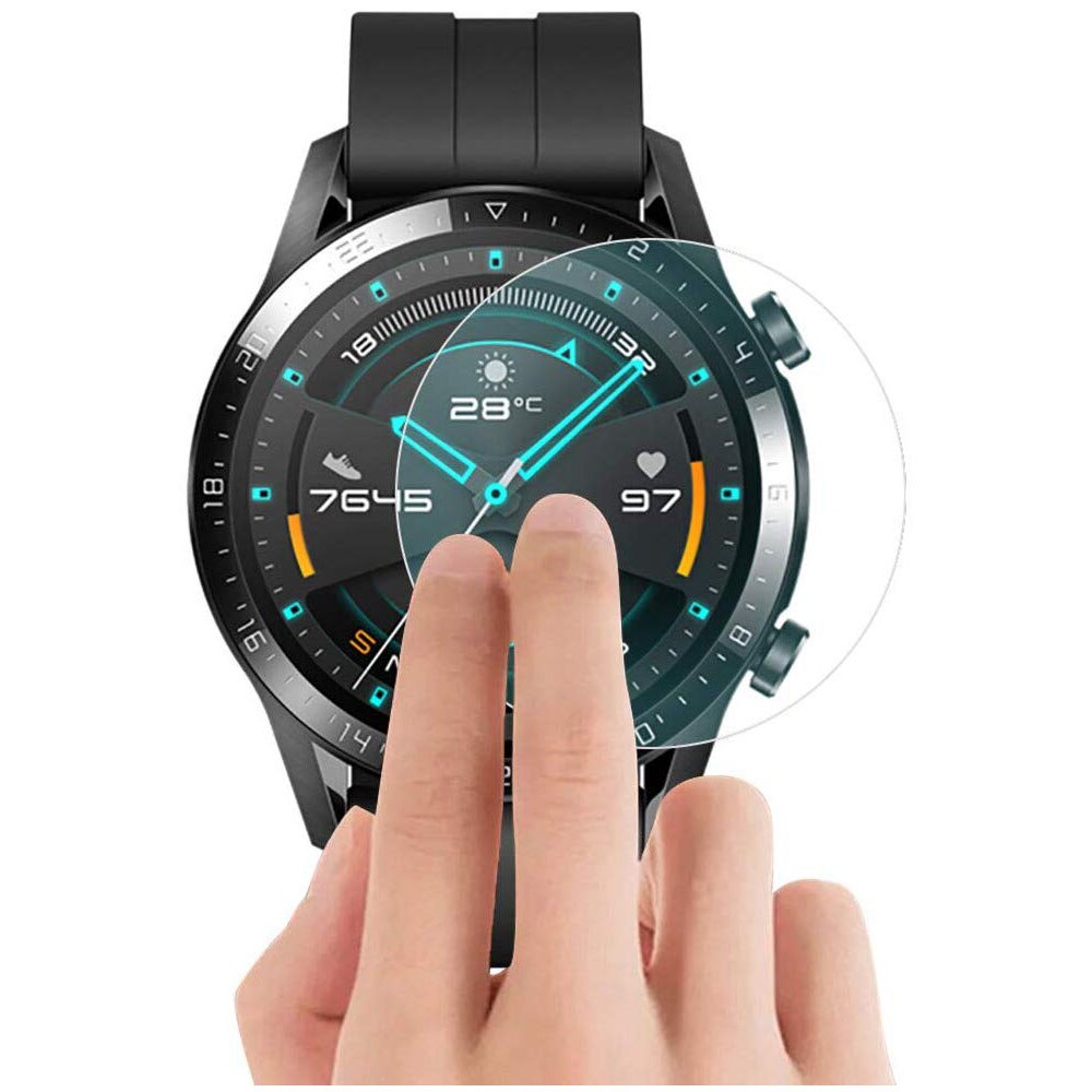 3PC 9H HD Tempered Glass Screen Protector Film For Huawei Watch GT 2 46mm GT2 GT Active Transparent Screen Protection Film