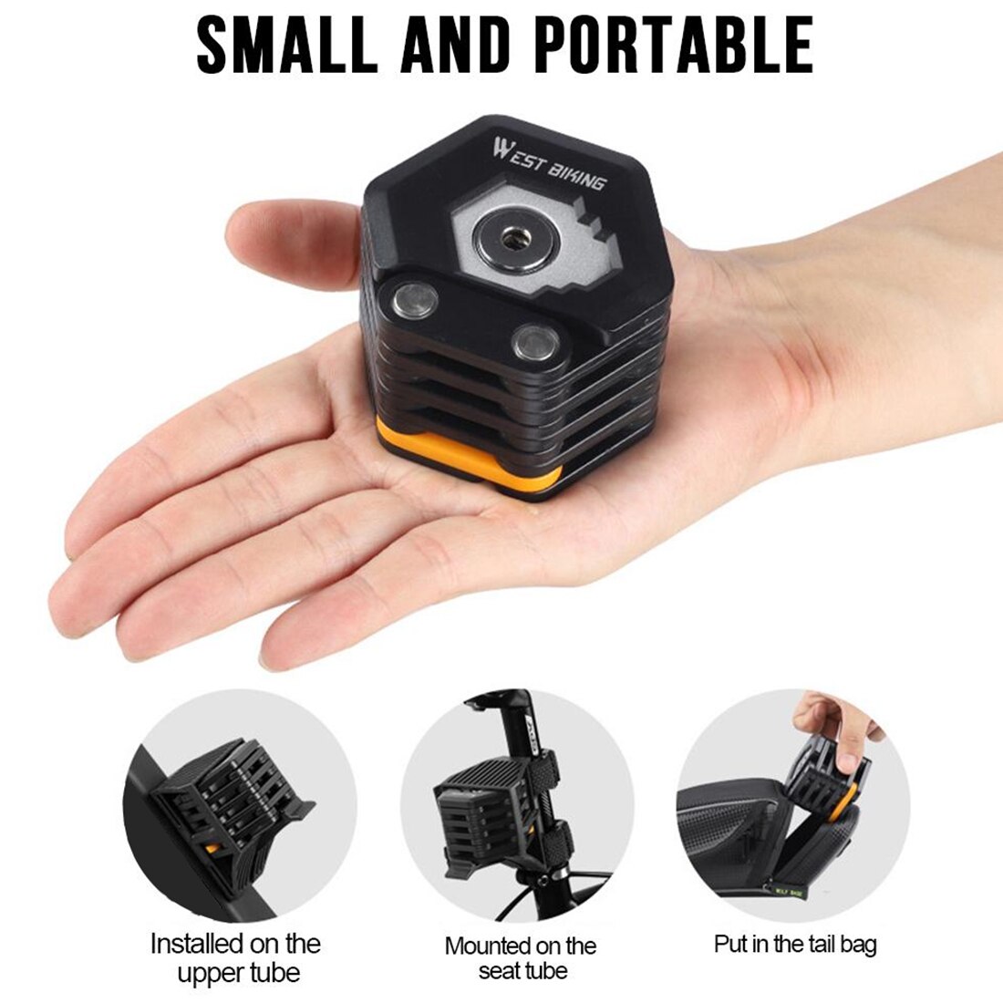 Foldable Bike Hamburg-Lock Bike Bicycle Motorcycles Gates Mini Security Drill Resistant Anti-Theft Security Zinc Alloy Lock