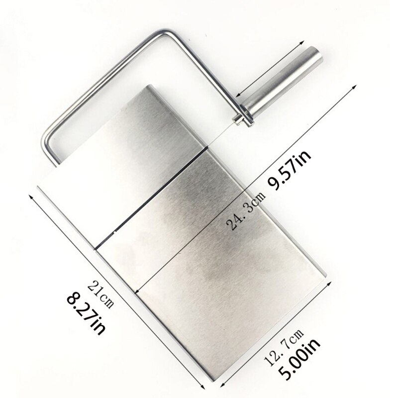 Cheese Slicer Stainless Steel Cheese Cutter Wire Cheese Slicer For Cheese Butte QX2E
