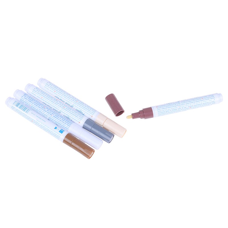 Rotuladores de recarga de lechada para baño de ducha, limpiador de pintura a prueba de moho, agente de porcelana de relleno de pared, Blanco