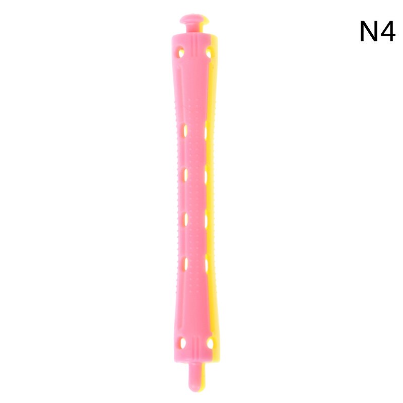10 stuks/partij haarkrultang trekkern haarroller krultang haartool magische haarkrulspelden rollers voor haar kapperssalon gereedschap: 1.0cm