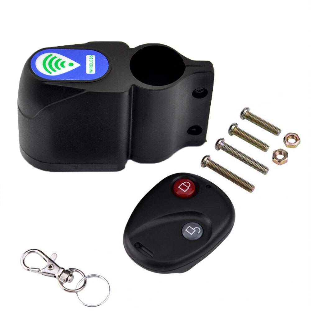 Fiets Anti-Diefstal Beveiliging Alarm Lock Geluid Alert Met Afstandsbediening Fiets Anti-Diefstal Alarm Fiets Toegang: Default Title