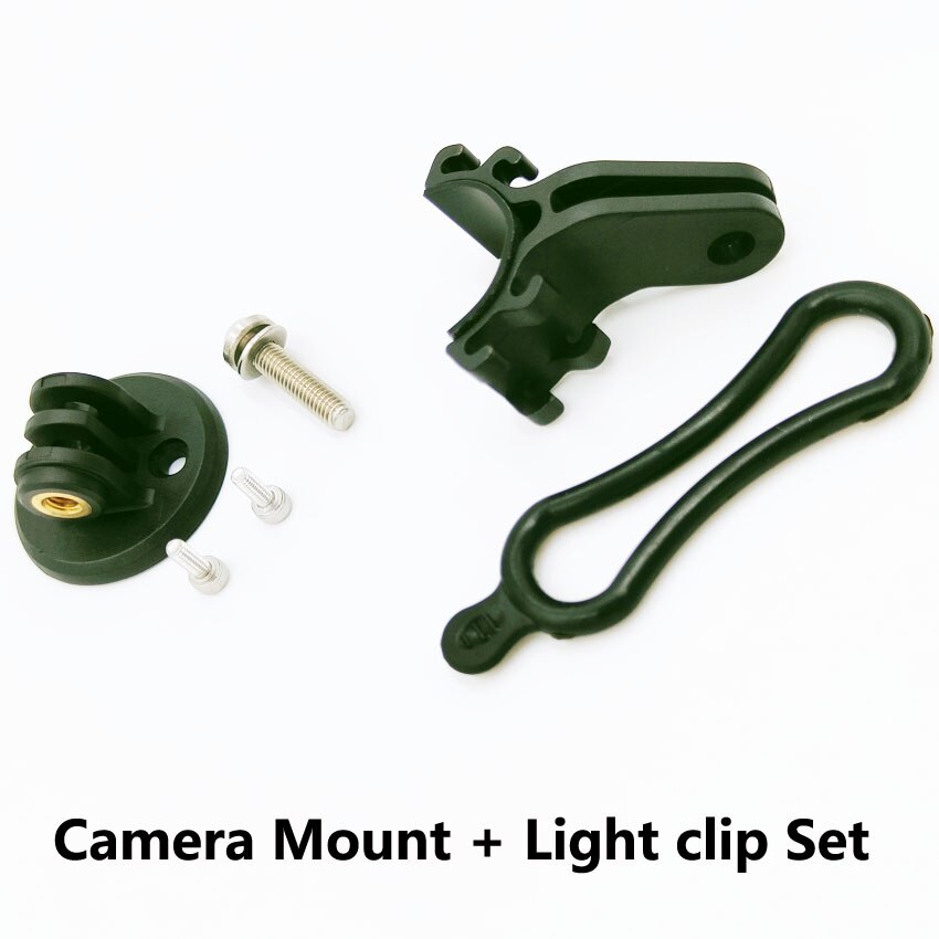 CYDY Garmin-soporte para ordenador de bicicleta, Edge 25, 130, 200, 520, 820, 1000, Bryton Rider 320, 420, 530, 860, Wahoo, ciclismo de montaña: camera Light  set