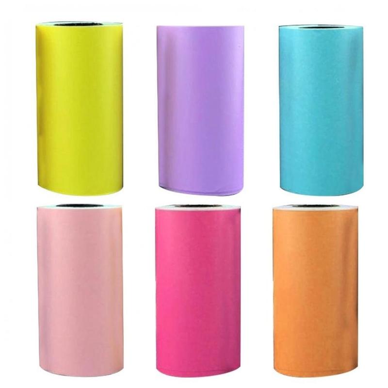 Selvklæbende termoprint papir klistermærker 57 x 30mm klistermærker papir print printer foto termisk  u1 e 7