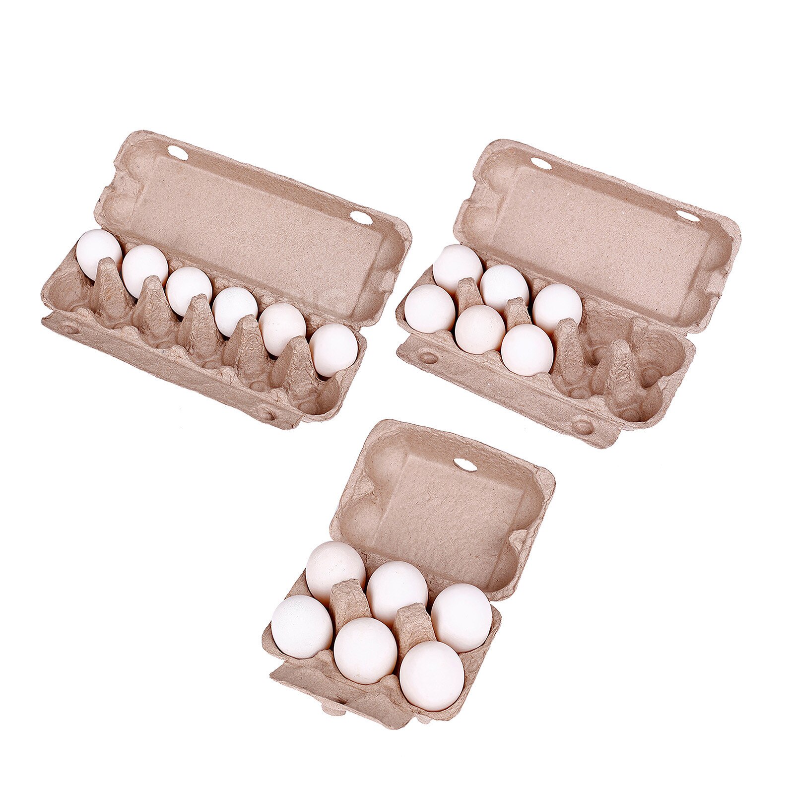 Pulp Egg Tray With Buckle Paper Eggs Cartons Reusable Eggs Cartons For Storing Fresh Pasture Raised Eggs Anti-Collision c50: E