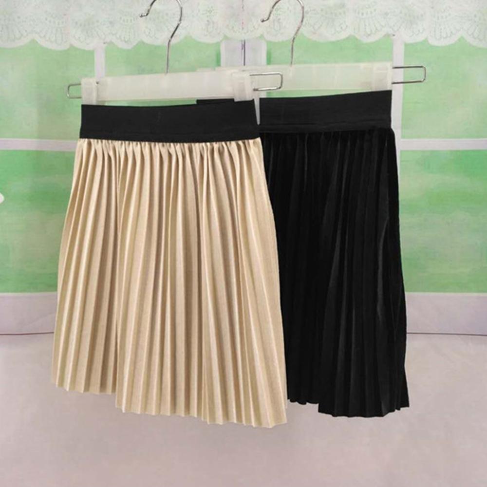 Jupes plissées en velours pour bébés filles | Jupes décontractées et longues pour enfants, jupes Tutu élastiques et longues de 3-5ans