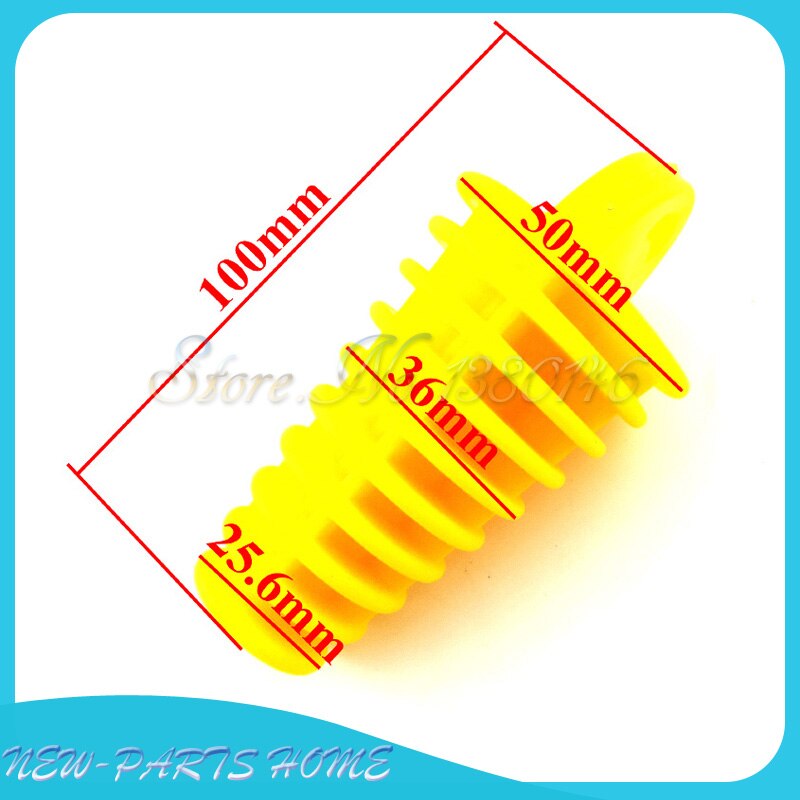 Muffler Exhaust Wash Plug Fit Suzuki Honda Pit Dirt Bike Motorcycle ATV Quad