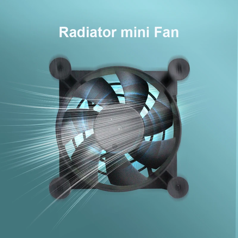 Ventilador de refrigeración para Android TV Box, enrutador, Enfriador de ordenador, Set Top Box, inalámbrico, silencioso, tvbox, Enfriador, radiador de alimentación USB, Mini ventilador