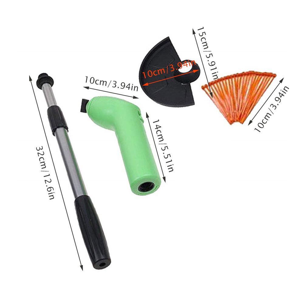 Grass Trimmer Handheld Cordless String Trimmer Edger Telescopic Grass Trimming Tool for Home Garden Lawn