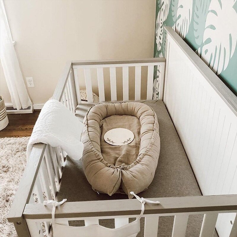 -né bébé nid lit portable berceau voyage infantile enfant en bas âge bébé salon coton berceau pour -né berceau pare-chocs