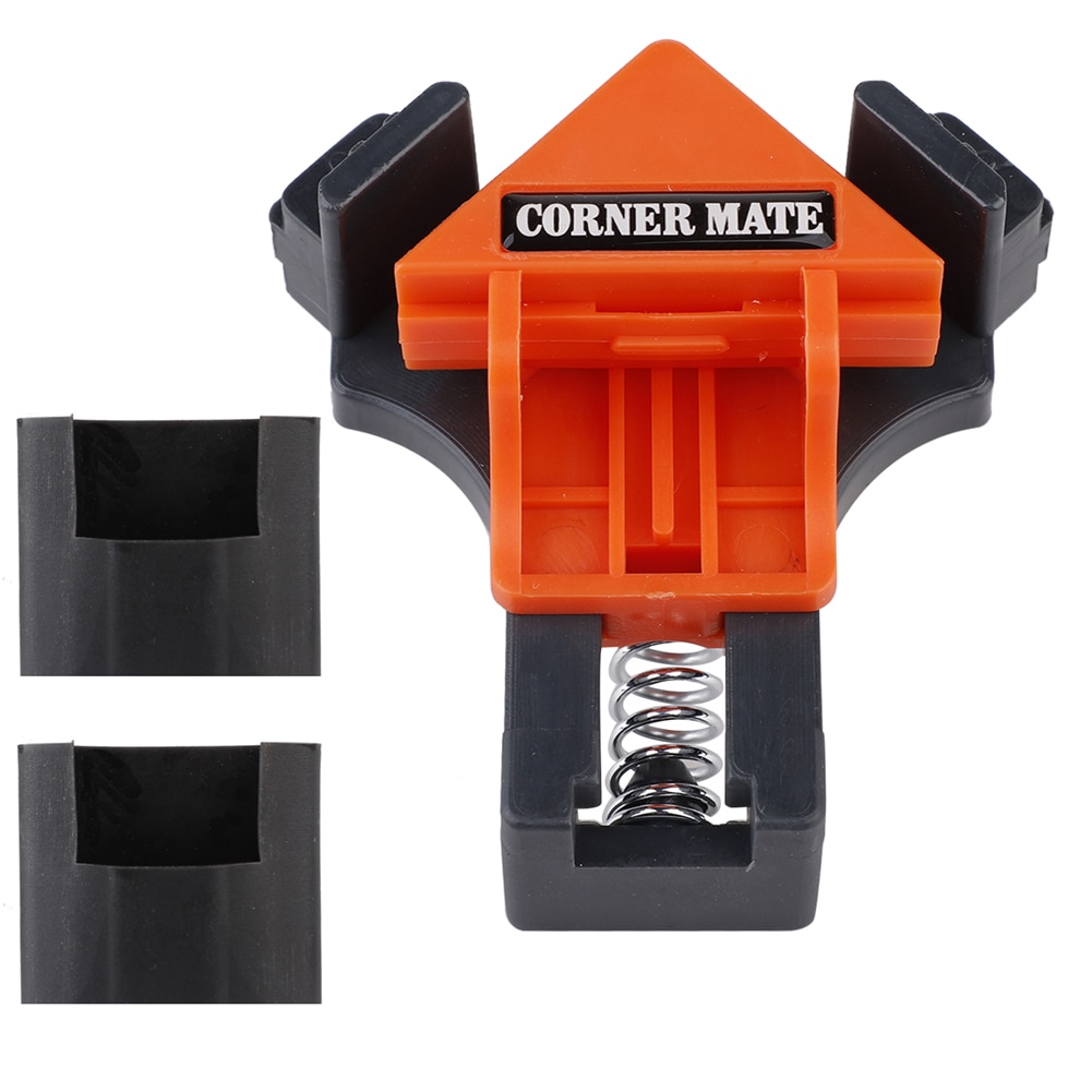 90° Right Angle Clip Woodworking Multifunction Clamps Hand Tool Corner Holder Wooden Furniture Hole Punched Corner Fixed Tool
