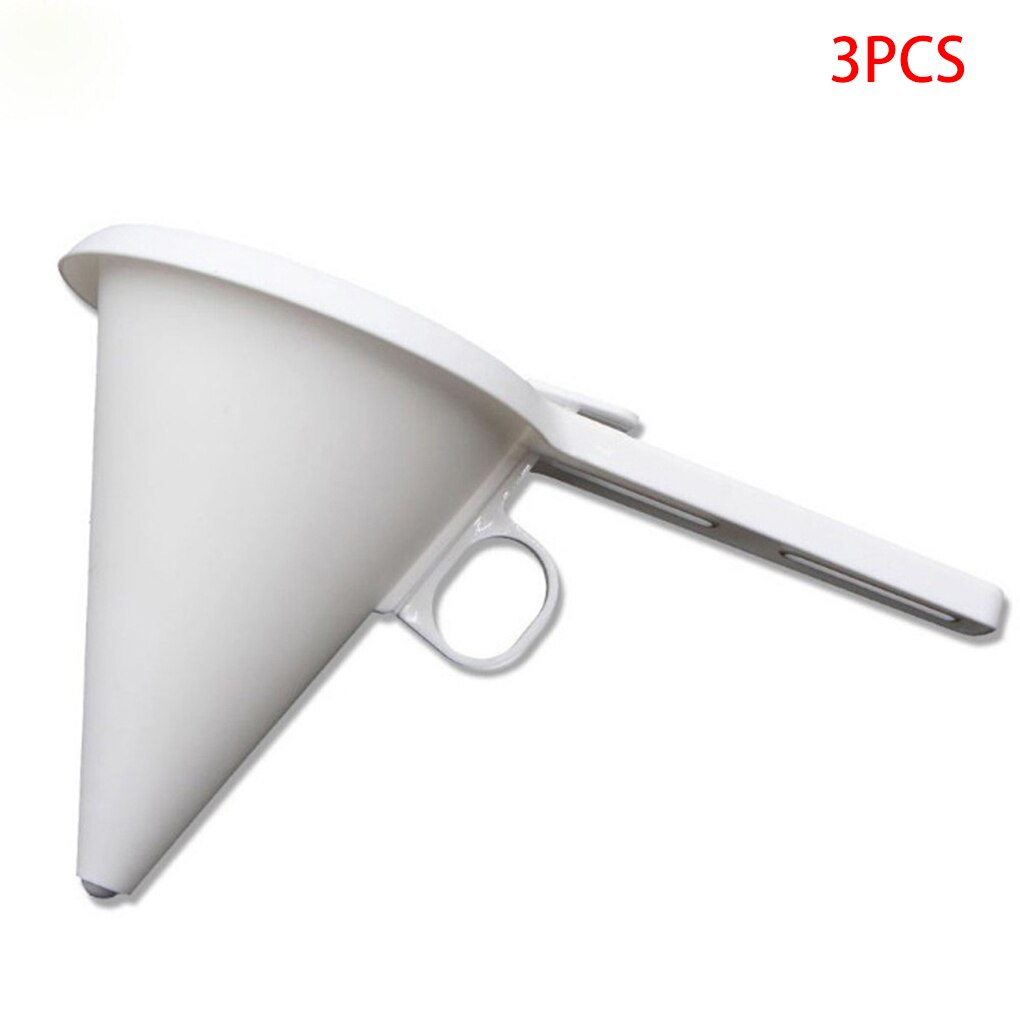 3 PCS Buttercream Frosting Batter Funnel Handheld Cup Cake Chocolate Dispenser Baking Tool: Default Title