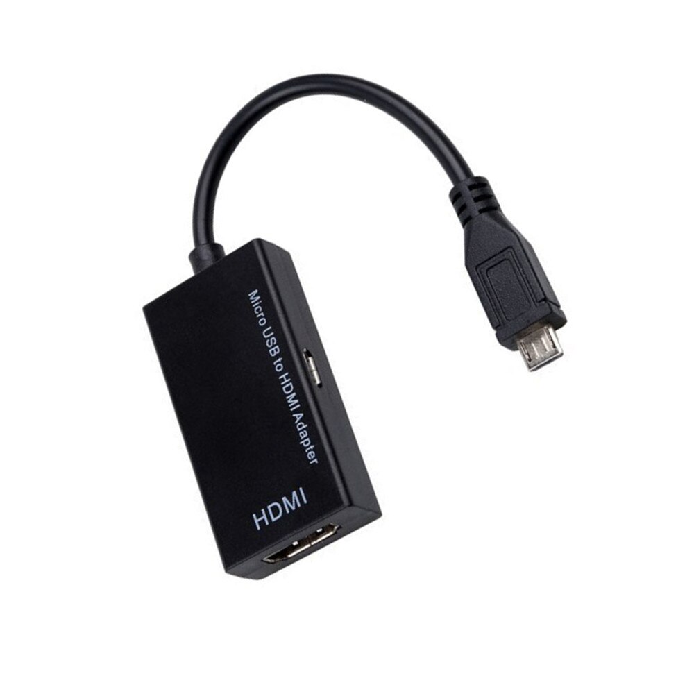 Cable adaptador tipo C y micro USB macho a HDMI hembra para teléfono móvil, tableta y TV