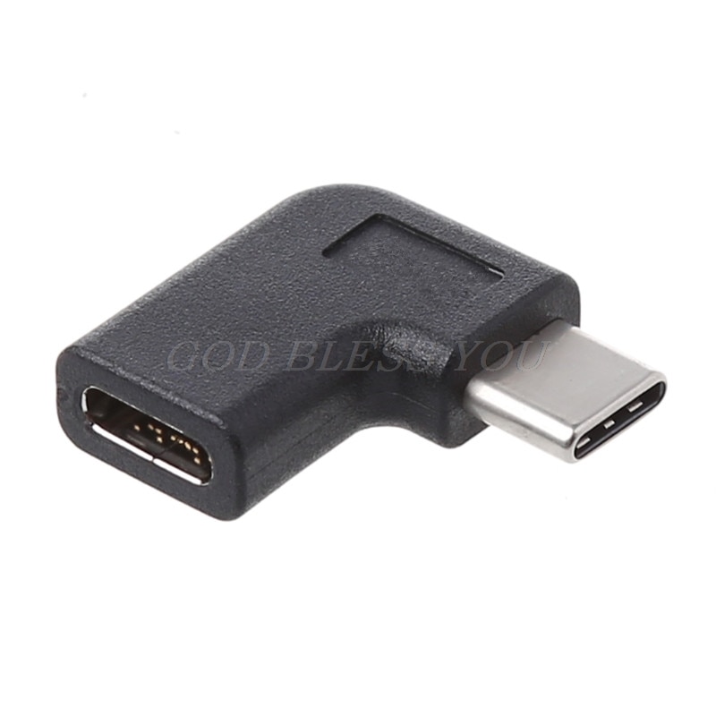 90 Degree Right Angle USB 3.1 Type C Male To Female USBC Converter Adapter