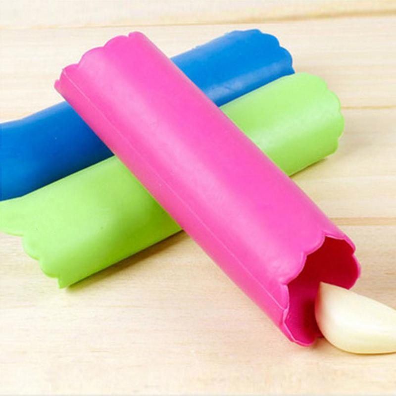 Éplucheur d'ail en Silicone, dissolvant de peau d'ail, rouleau d'ail