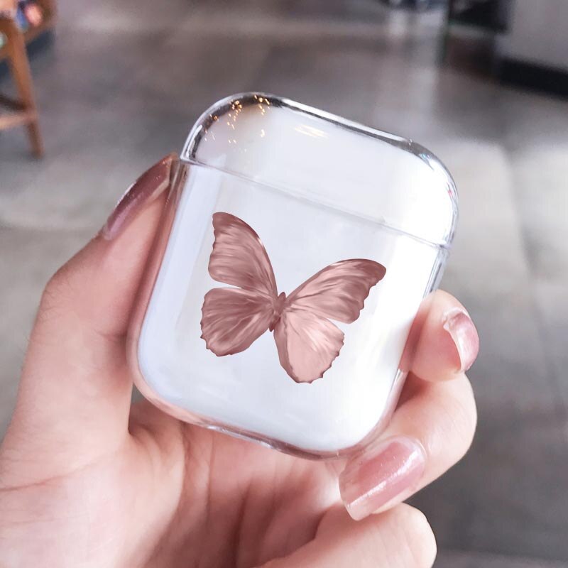 Funda de mariposa para Airpods Pro 2, funda bonita a la con dibujos, funda rígida para Airpods 2 Pro y cargador