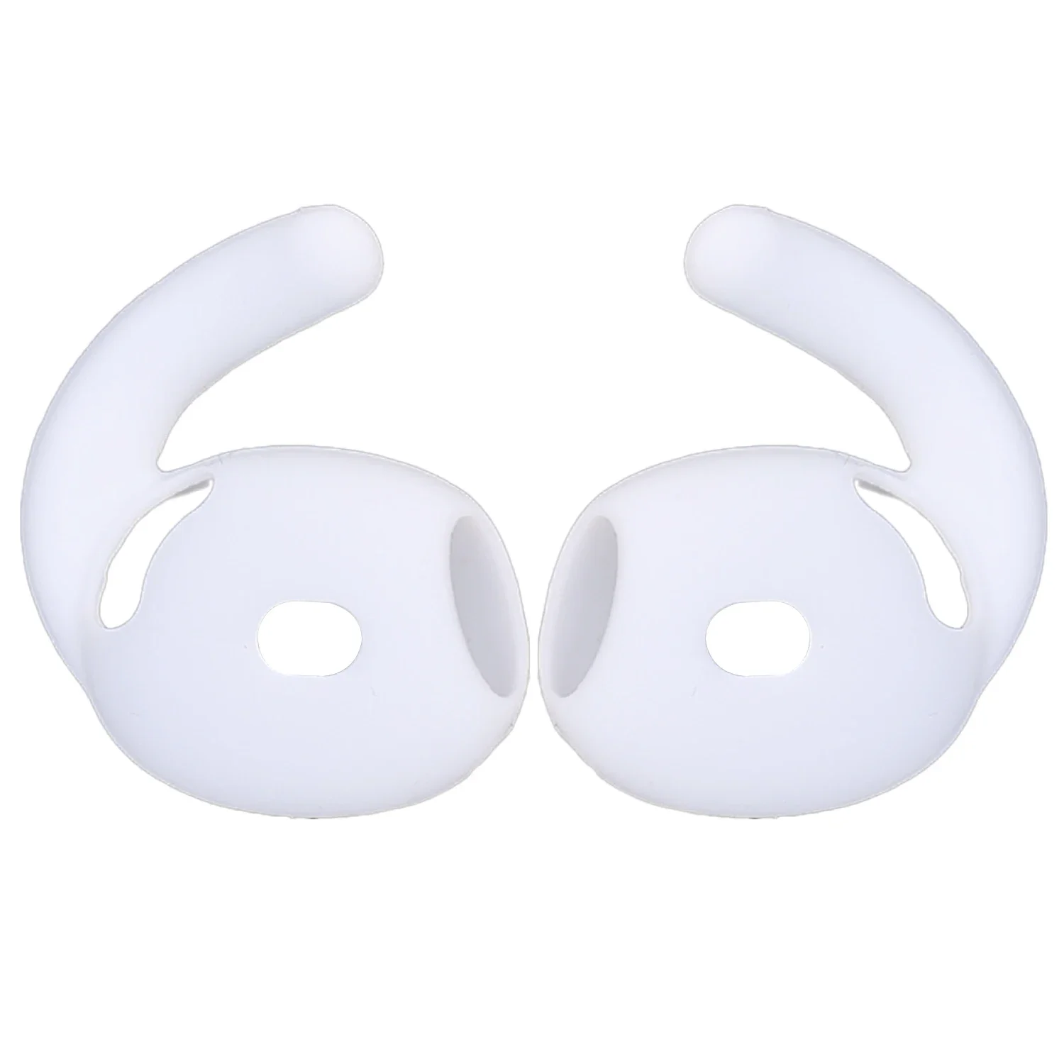 Soft Silicone in-Ear Eartips for Apple Airpods 4 Protector Earphone Case Earpad with Anti-slip Earhook for AirPods 4 Accessories: 2XS / Snow