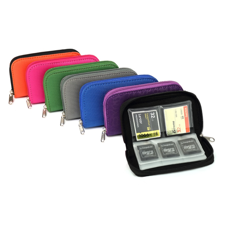! SD SDHC MMC CF Card Micro SD Memory Card Storage Carrying Pouch bag Box Case Holder Protector Wallet