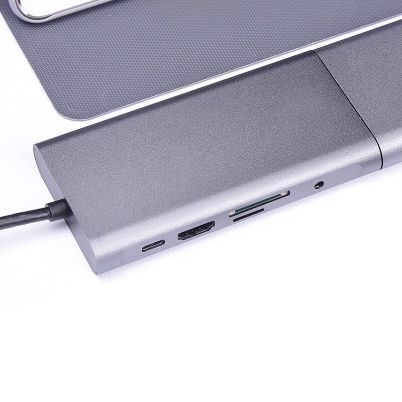 Multifunctional Docking Station Type-C 10-In-1 HUB USB Notebook Docking Hub Hub Type C Adapter Docking Station