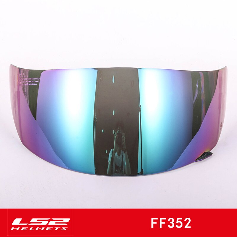 Original  ls2 ff352 hjelm visir fuld ansigt motorcykel hjelm linse udskiftning linse være egnet til  ls2 ff352 ff384 ff351 hjelm: Ff352 farverige