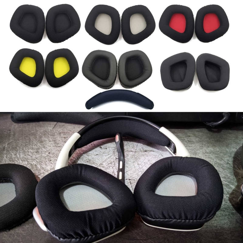 Ersatz Ohr polster Stirnband Memory Foam Ohr polster Abdeckung für Corsair Void Pro Elite Headset Ohren schützer Ohr polster Kopf balken