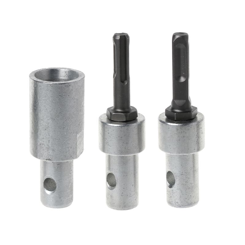 Drill Bit Earth Auger Head Bits SDS Arbor Connector Adapter For Water Borer Tool 4XFD