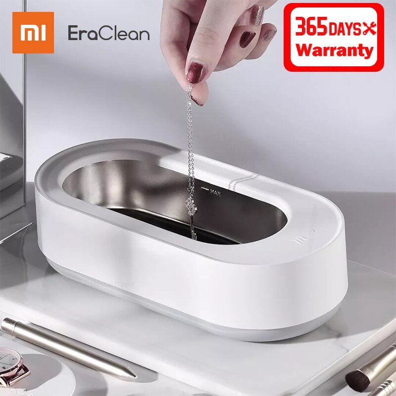 Xiaomi EraClean ultradźwiękowa maszyna czyszcząca zawodowiec 45000hz wibracje o wysokiej częstotliwości typu C ładowanie wydajne okulary czyszczące