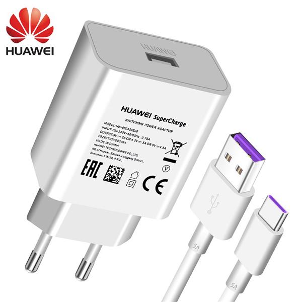 Huawei SuperCharge 40W Super Charger USB Type C Cable 5A Original Mate 30 20 X 10 9 P40 P30 P20 Pro Lite P10 Nova 7 6 5 Matepad: EU 22.5W 5A cable