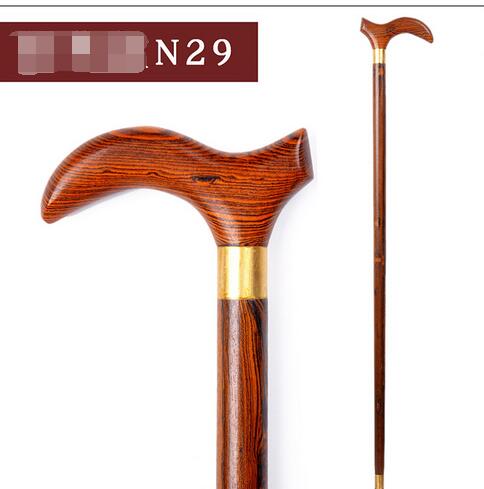 Mahogni sukkerrør ibenholt træ gammelt palisander rollator stok af civilisation slip til gamle tan lilla stok stick: Militærgrøn