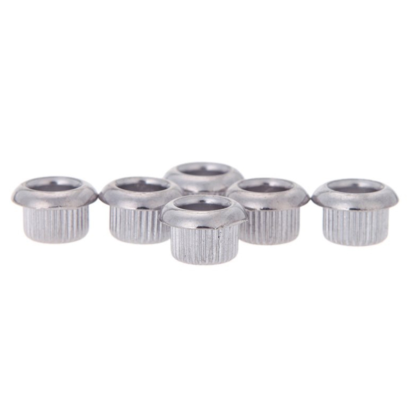 Guitar Tuner Conversion Bushings Adapter Ferrules Nickel Plating with nice plastic shell for 10mm Peghead Holes Silver