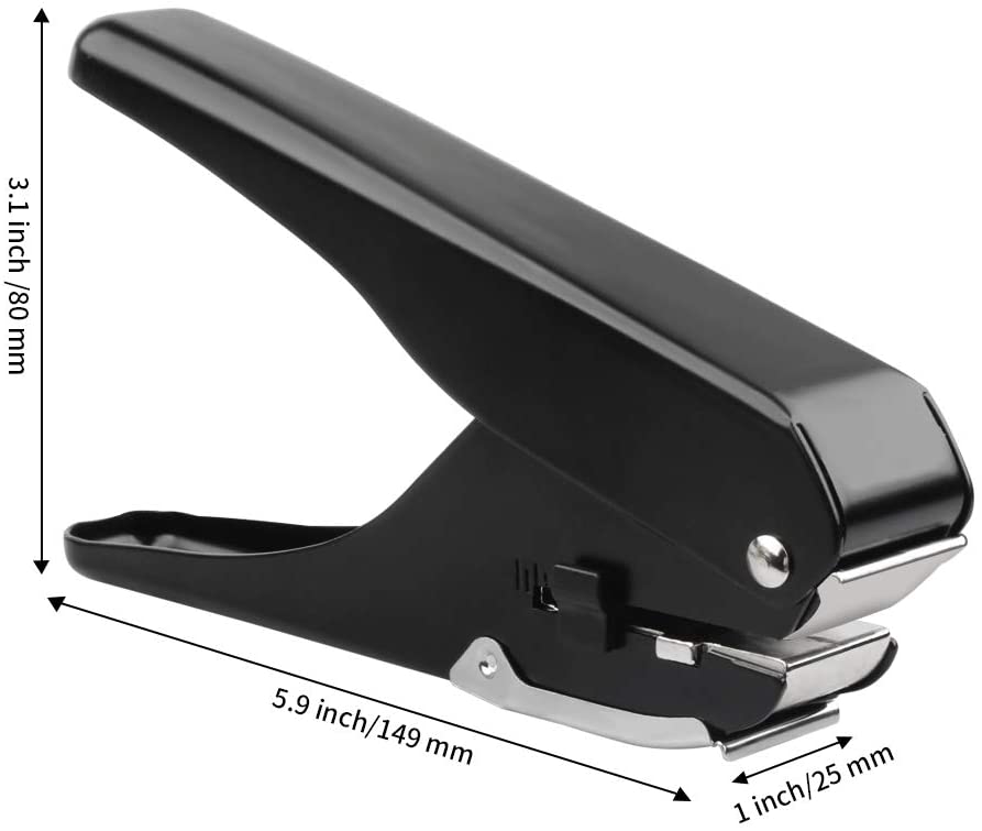 9771 Slot Puncher Badge Hole Punch for Id Card PVC Slot and Paper Standard Oval Hole Punch for Use