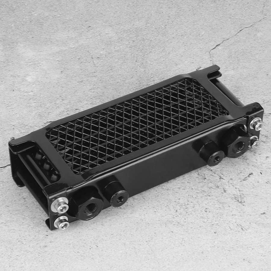Enfriador de aceite de motor para radiador de motocicleta con Kit de piezas de montaje adecuado para motocicleta todoterreno ATV de 4 ruedas