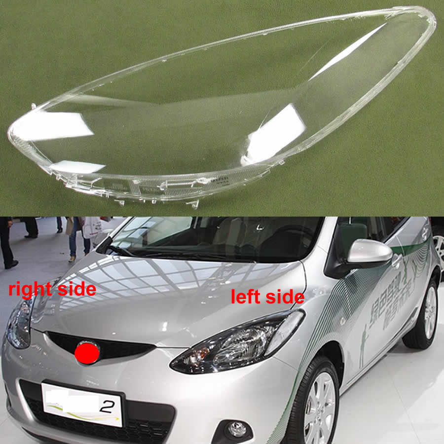 Koplamp Shell Lampenkap Transparante Cover Koplamp Glas Koplamp Cover Voor Mazda 2 M2