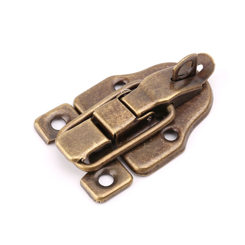 Cerradura de caja de herramientas Vintage, hebilla de Metal antigua, caja de maleta, cierre de palanca, cerrojo, herrajes para muebles