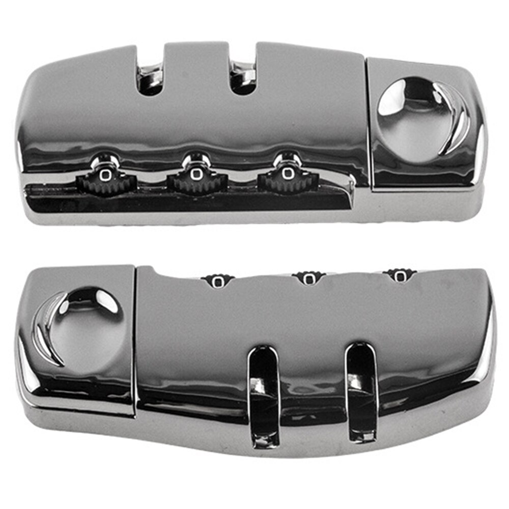 Simple Back 3 Digit Combination Suitcase Padlock Reset Luggage Lock Travel Suitcase Accessory Password Dial Digit