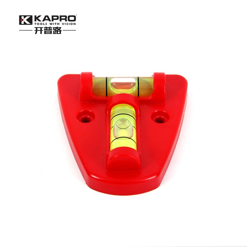 KAPRO Magnetische Driehoekige Waterpas Bubble T Type Waterpas Meetinstrumenten Model 242 Rode Kleur Twee Richtingen