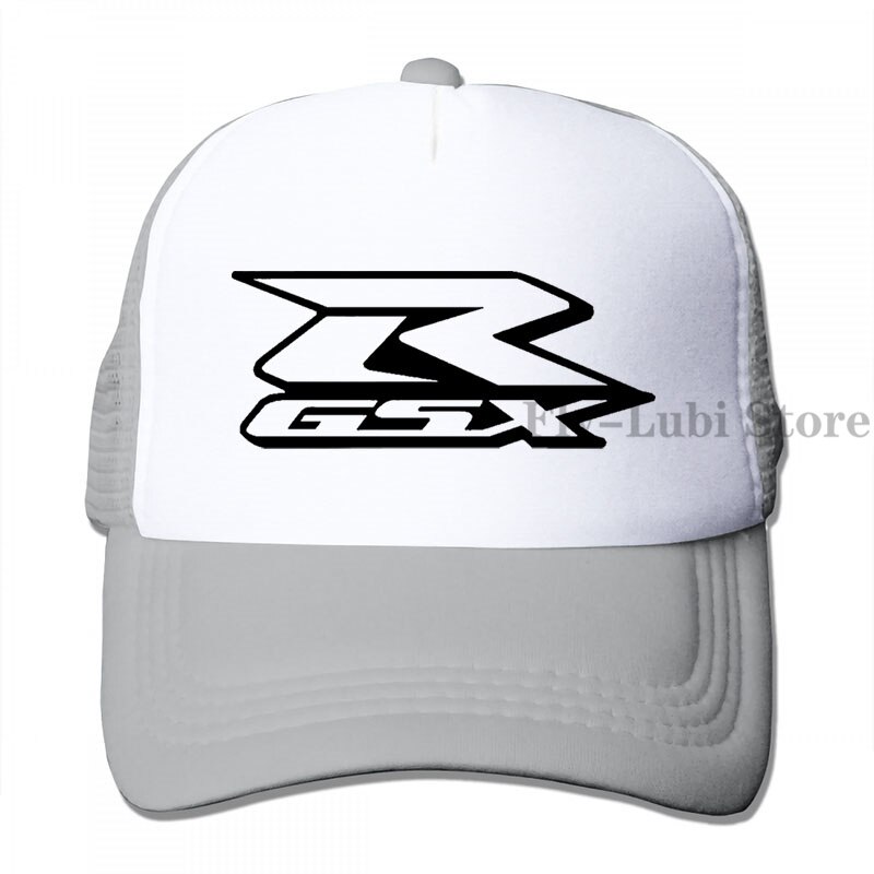 Suzuki Gsxr Graphic Baseball cap men women Trucker Hats adjustable cap: 3-Gray