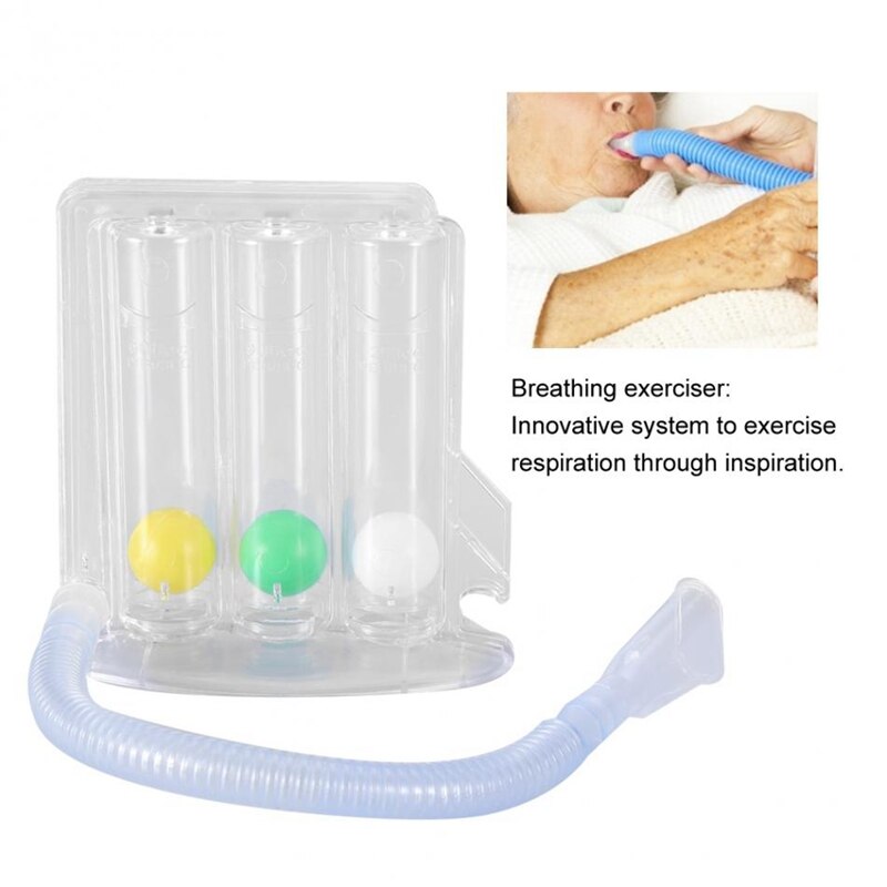 Deep Breathing Lung Capacity Exerciser Device Washable Hygienic ...