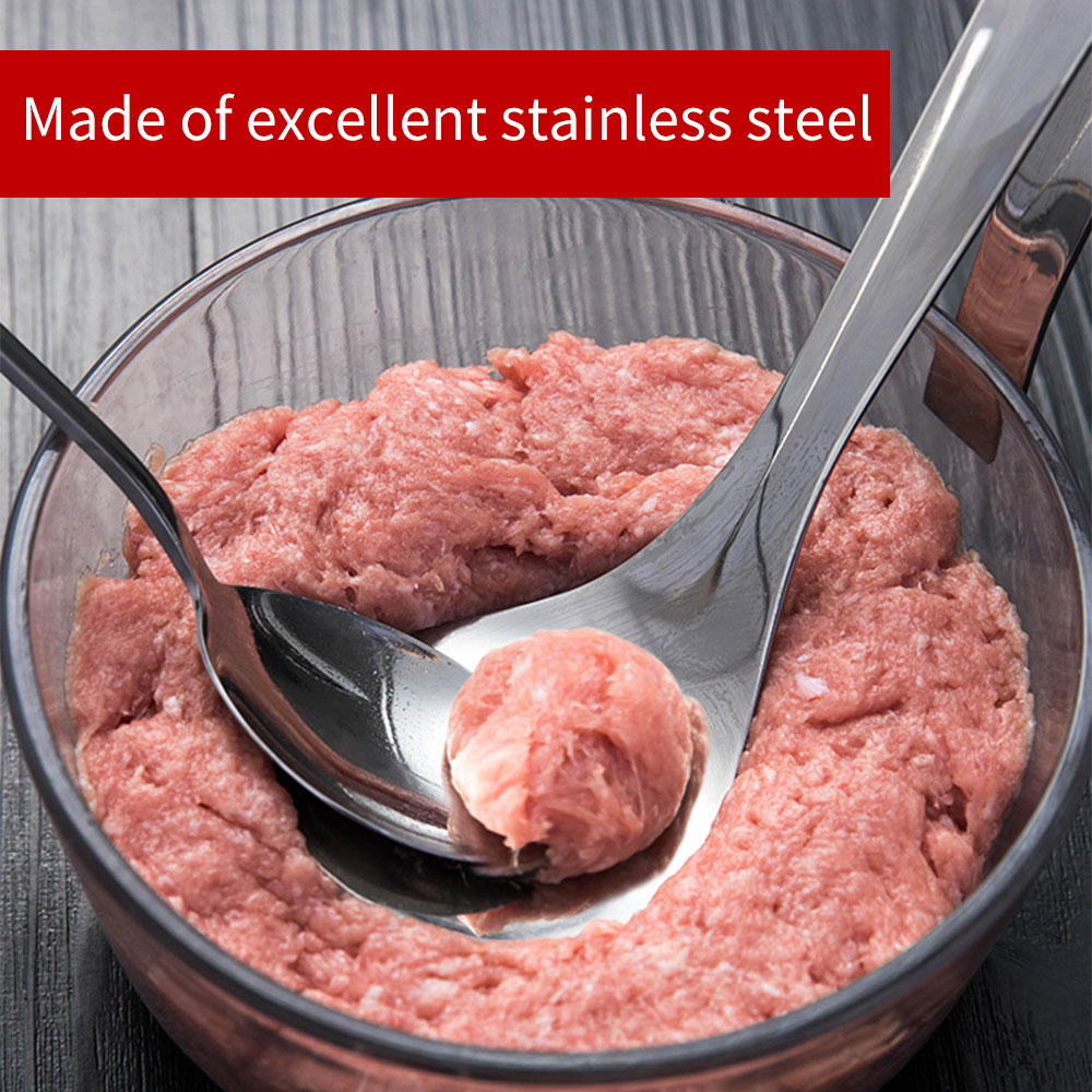 Meatball Maker Spoon Stainless Steel Non-Stick Meatball Maker Cooking Tools Kitchen Gadgets And Accessories