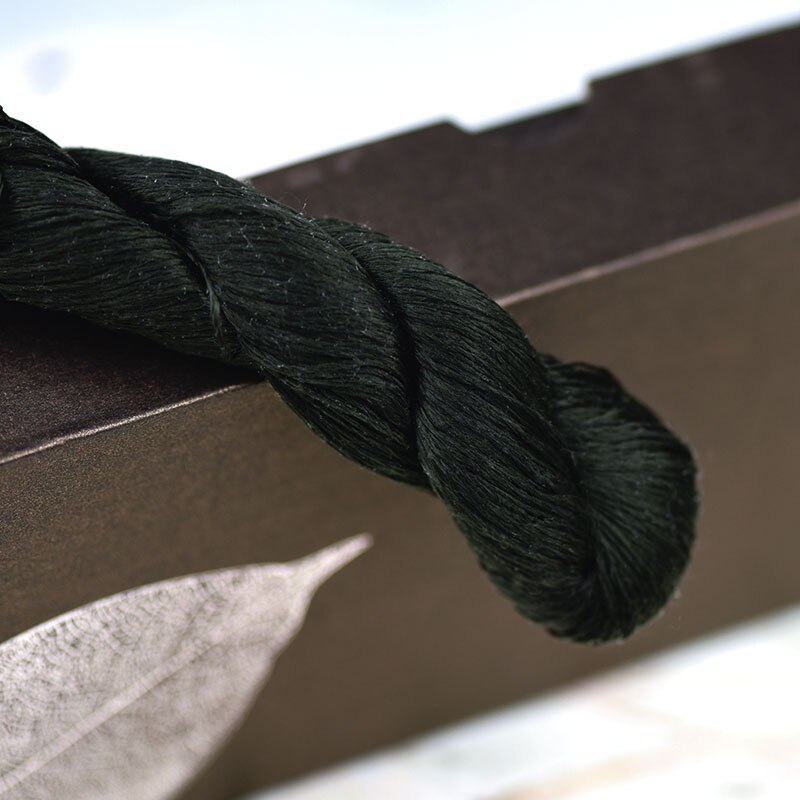 Fil de soie 400 1 pièce, pour broderie à la main, points de croix, Branches et tiges: 6