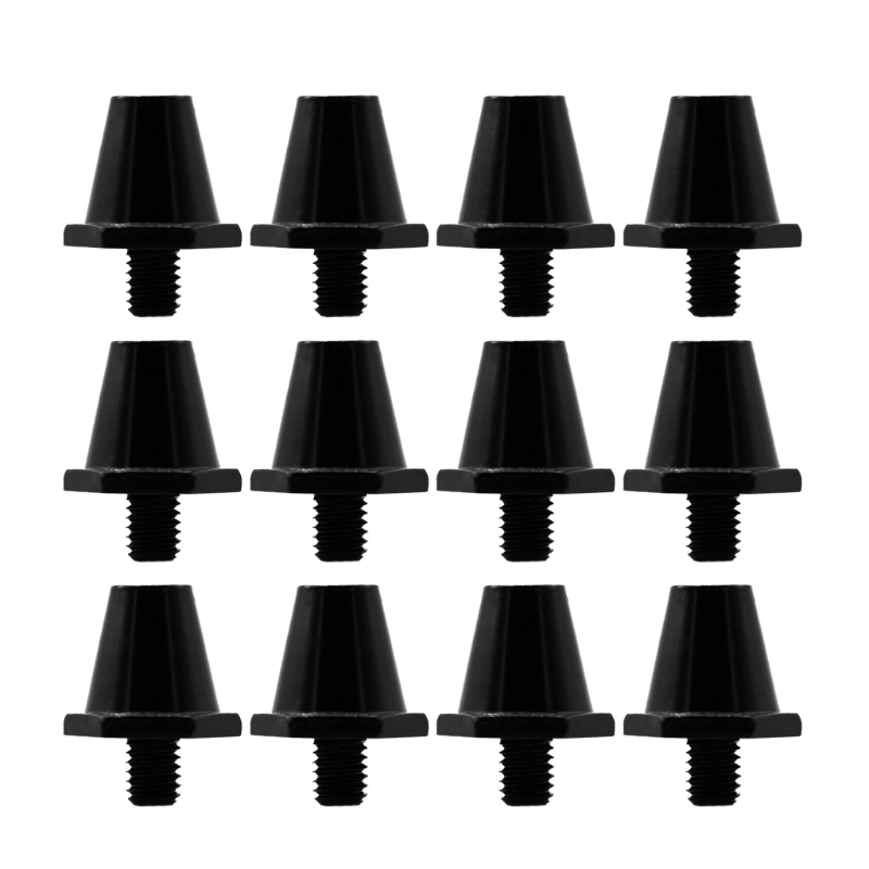Pointes de rechange pour chaussures de football, clous de chaussure de football de , chaussures de football filetées, 5mm, 11mm, 13mm, 15mm, 12 pièces: YELLOW