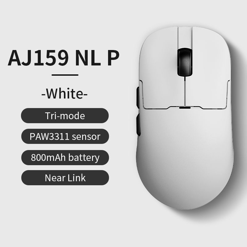 AJAZZ AJ159 APEX/AJ159PRO Kabellose Gamer-Maus mit magnetischer RGB-Ladestation, leichte AJ159P-Gaming-Maus für PC und Laptop