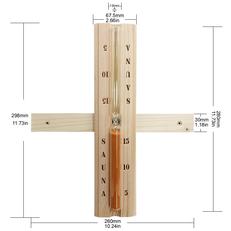 Accessoire de Sauna en bois, prix spécial, sablier