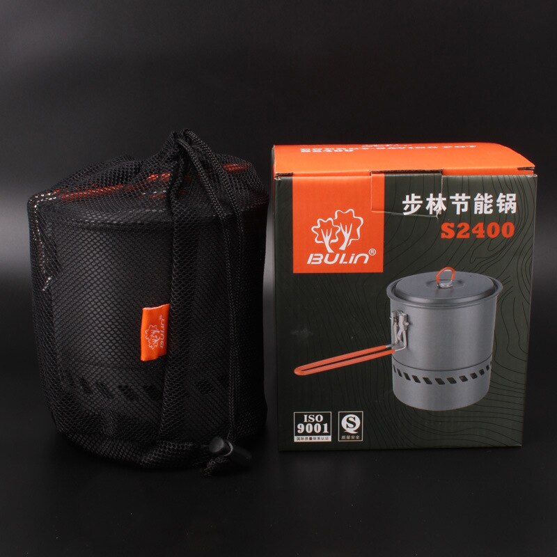 Bulin 1.5l bärbar redskap för snabbuppvärmning utomhus camping camping bärbar gryta lätt 3800w porslin ware